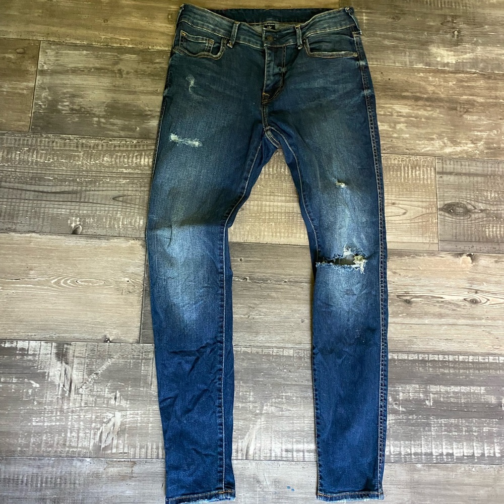 TRUE RELIGION JENNIE CURVY MID-RISE SKINNY JEANS  SIZE 29